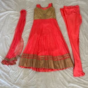 Peach Salwar set